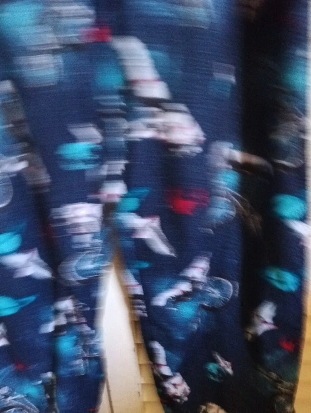 Joe Boxer Navy Kids Pajama Set with Teal & Red Accents